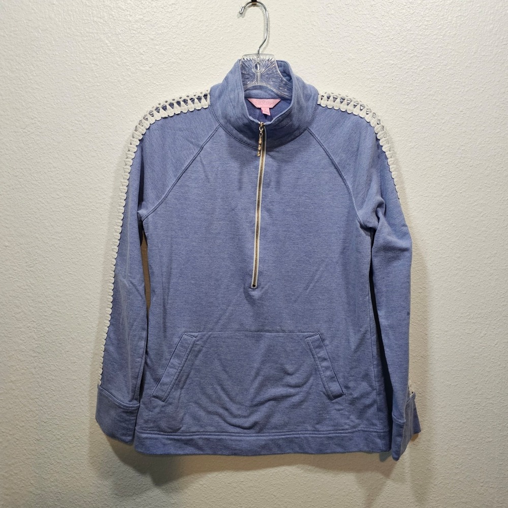 Lilly Pulitzer Skipper Popover‎ Half Zip Pullover Women's Size Small